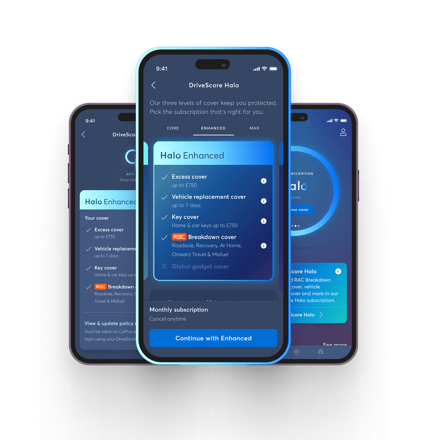 Halo preview on phone